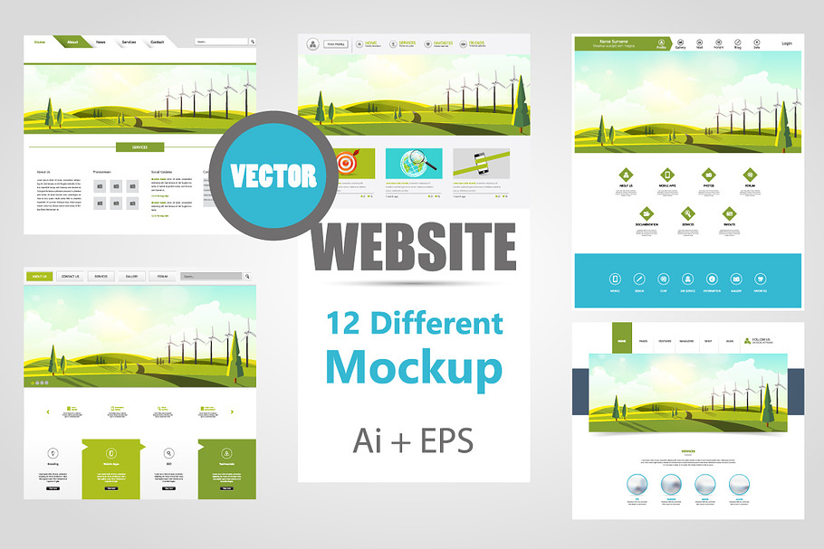 Vector Website Graphics in UI Kits and Libraries - product preview 8