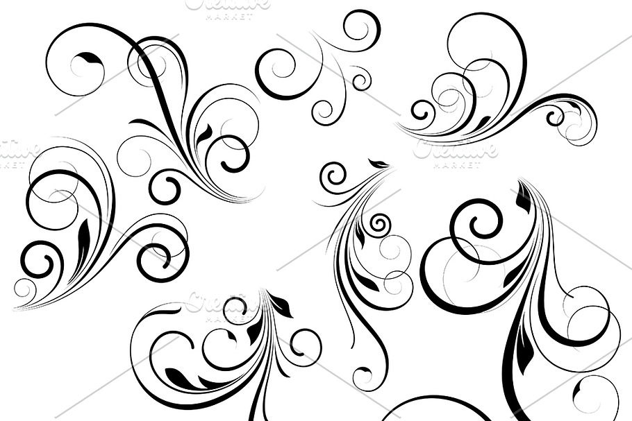 Vector Swirls in Illustrations - product preview 8