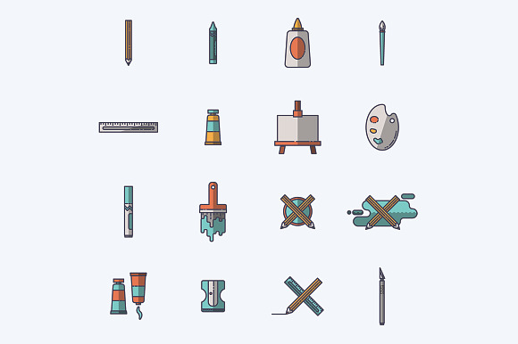 Arts and Crafts Icon Bundle in Graphics - product preview 3
