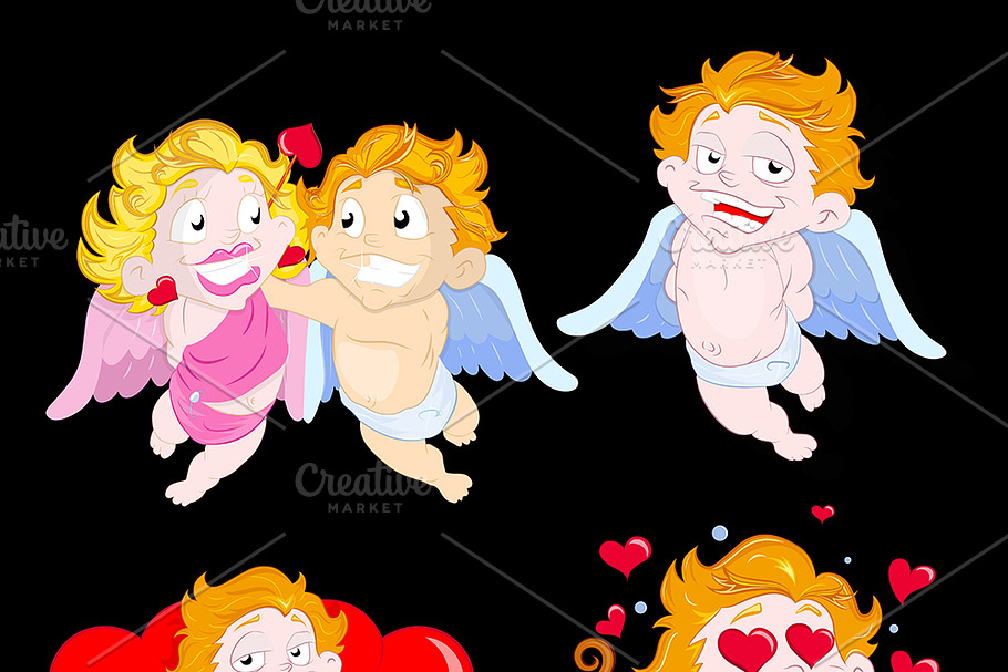 Cupids PNG & Vectors in Illustrations - product preview 8