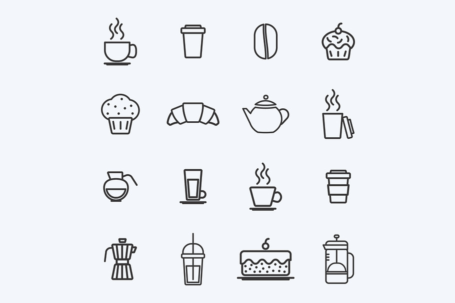 Cafe Icons