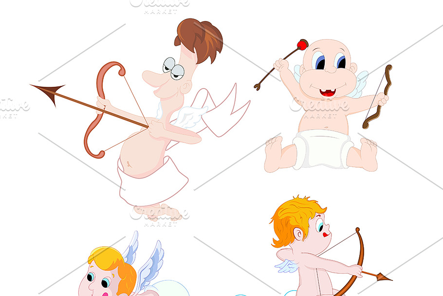 Cupids in Illustrations - product preview 8