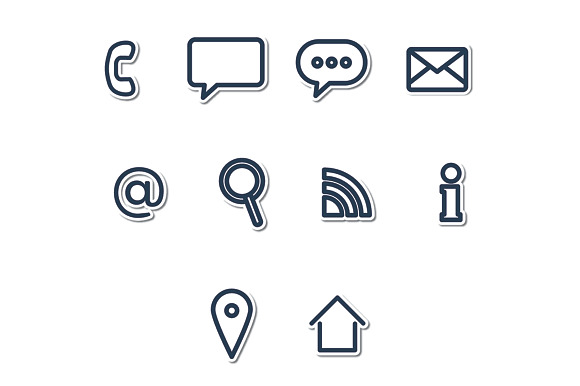 Contact Icons in Icons - product preview 4