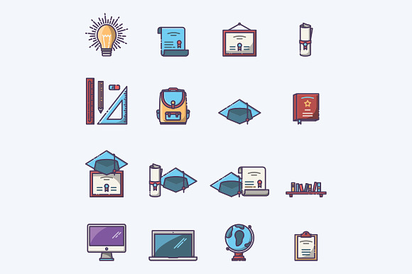 Diploma Icons in Icons - product preview 3