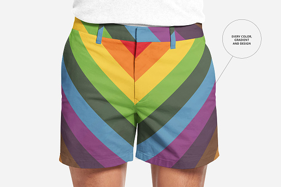 Mens Shorts Mockup Set in Product Mockups - product preview 3