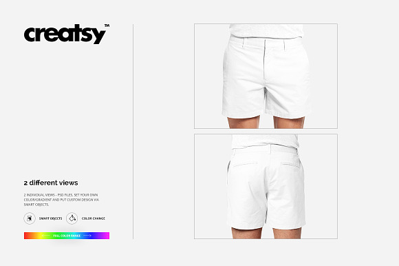 Mens Shorts Mockup Set in Product Mockups - product preview 5