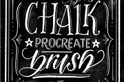 Chalk Procreate Lettering Brush