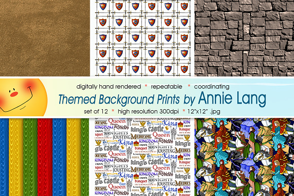 Annie's Medieval Prints in Patterns - product preview 2