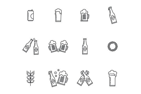 Pub Icon Bundle in Icons - product preview 2