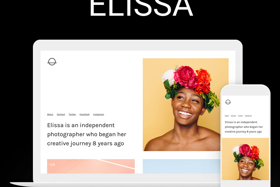 Elissa Side in Tumblr Themes - product preview 8