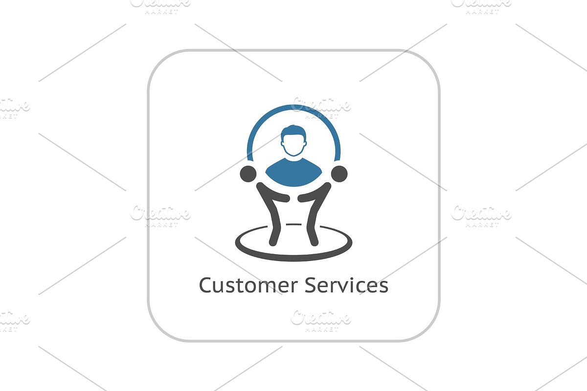 Customer Service Icon. Business Concept. in Illustrations - product preview 8