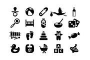 BABY - vector icons