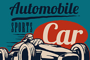 Retro Sport Car Race