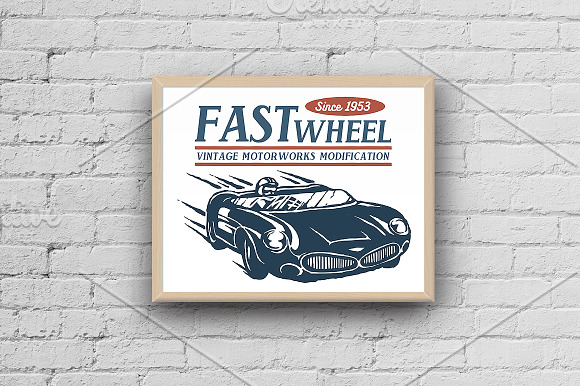 Vintage Racer Speed in Illustrations - product preview 1