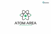 Letter A - Atom Area Logo Template