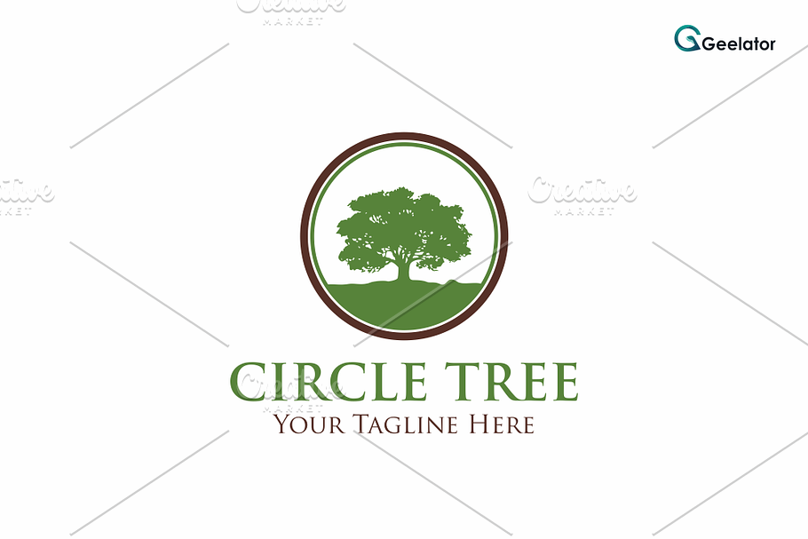 Circle Tree Logo Template