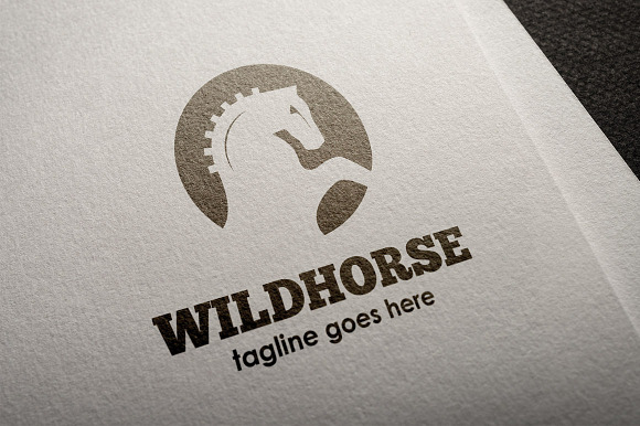Wild Horse Logo in Logo Templates - product preview 1