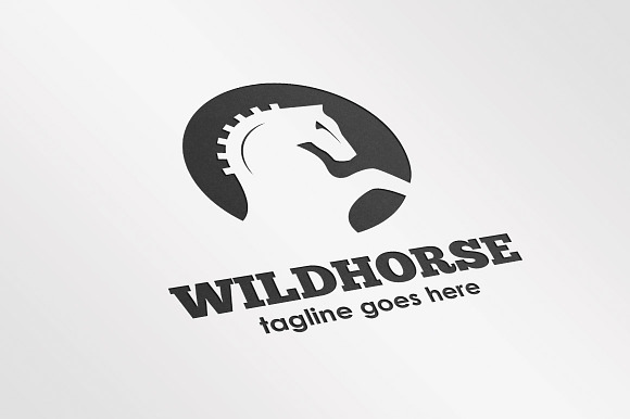 Wild Horse Logo in Logo Templates - product preview 2