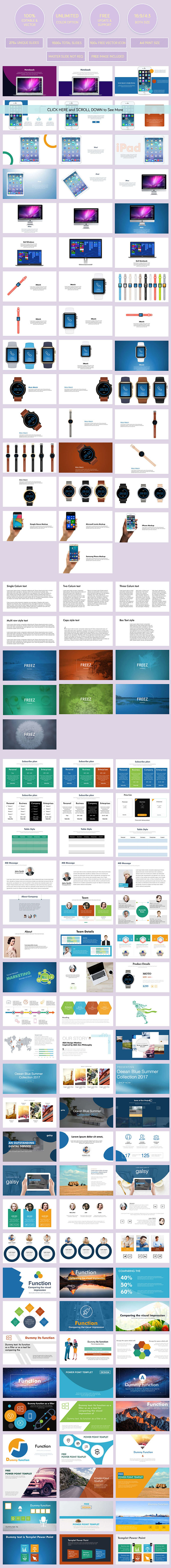 Freez PowerPoint Presentation  in PowerPoint Templates - product preview 3