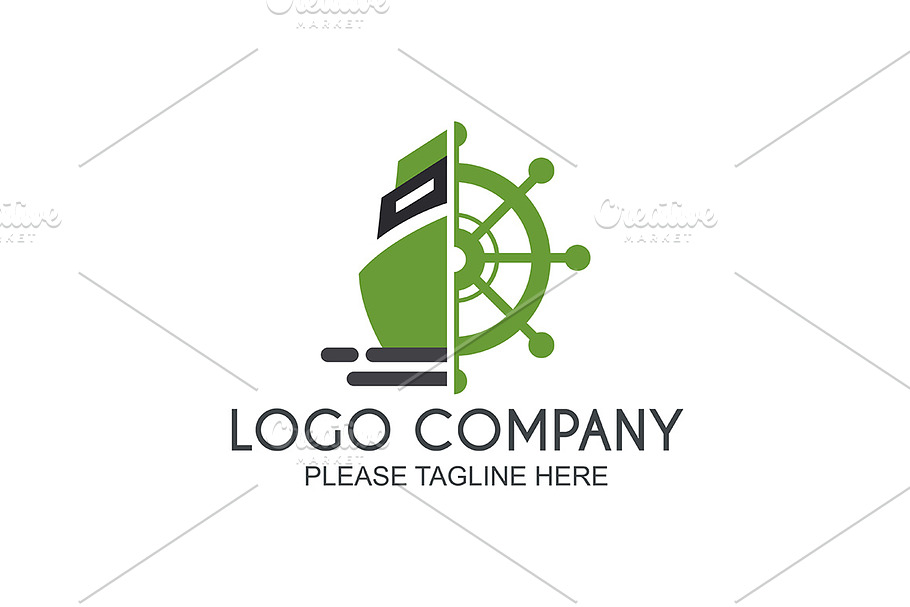Sailing Navigation in Logo Templates - product preview 8