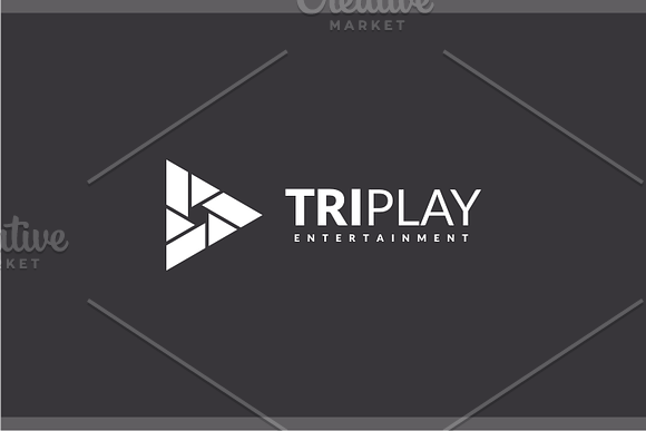 Triangle Play Logo in Logo Templates - product preview 1