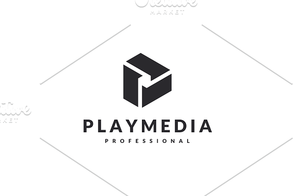 Play Media Logo in Logo Templates - product preview 2