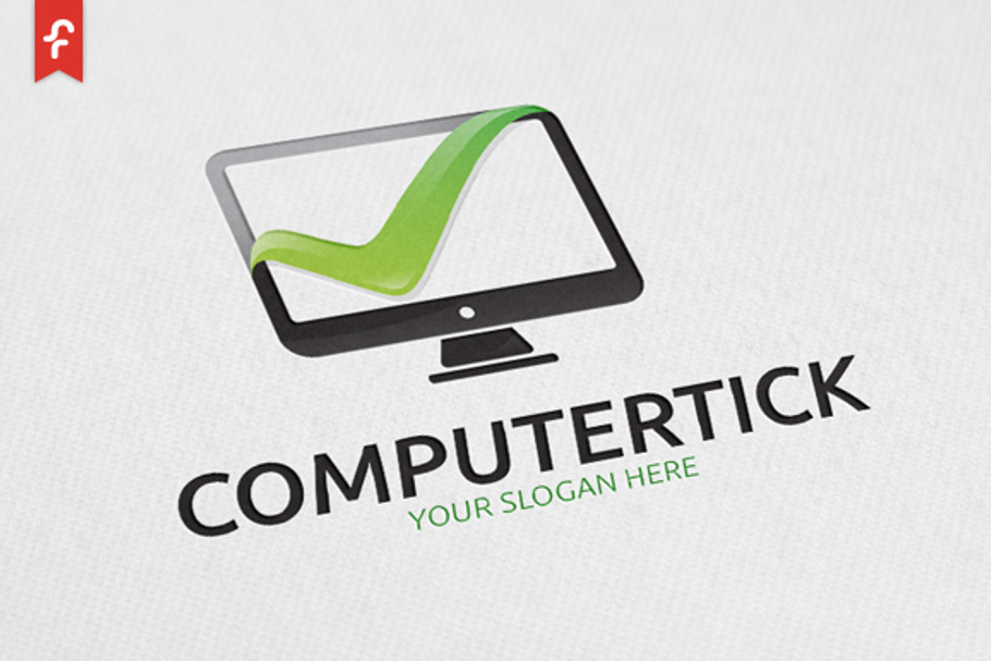 Computer Tick Logo