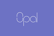 Opal typeface