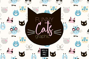 funny cats graphic
