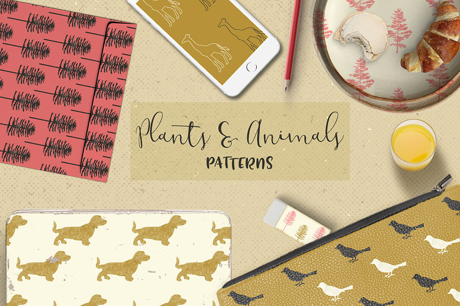 Plants And Animals patterns in Patterns - product preview 8