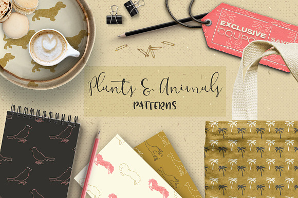 Plants And Animals patterns in Patterns - product preview 1
