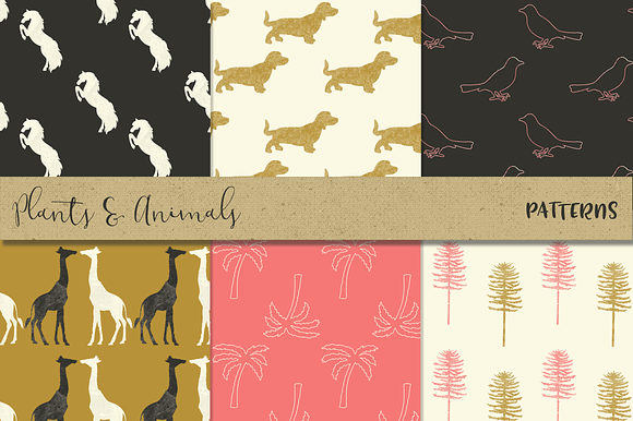 Plants And Animals patterns in Patterns - product preview 4