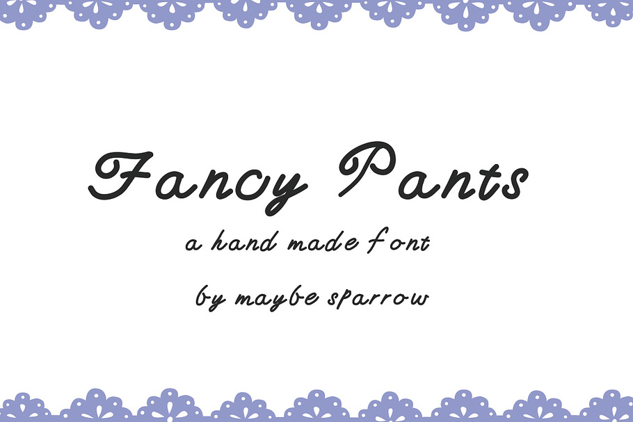 Fancy Pants Web Font