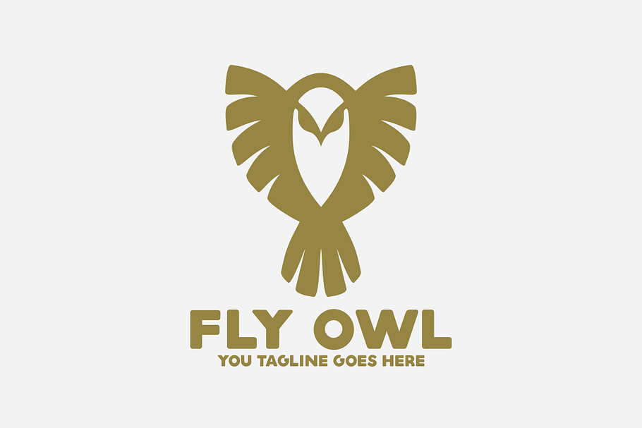 Fly Owl in Logo Templates - product preview 8