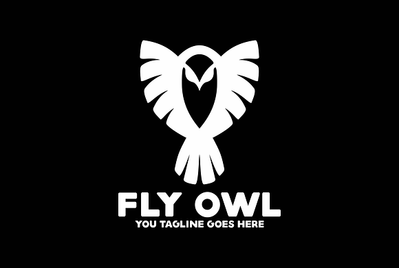 Fly Owl in Logo Templates - product preview 2