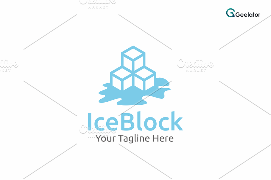 IceBlock Logo Template in Logo Templates - product preview 8