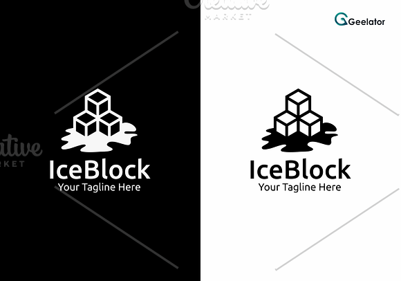 IceBlock Logo Template in Logo Templates - product preview 1