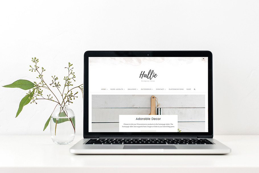 The Hallie Pro Wordpress Theme in WordPress Blog Themes - product preview 8