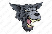 Mean wolf or werewolf 