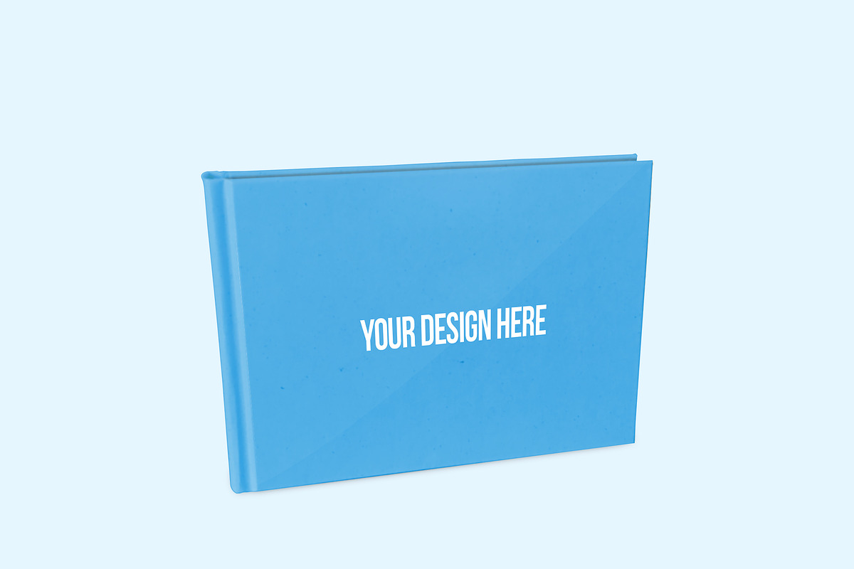 Hardcover Book Mockup 5x7  in Print Mockups - product preview 8
