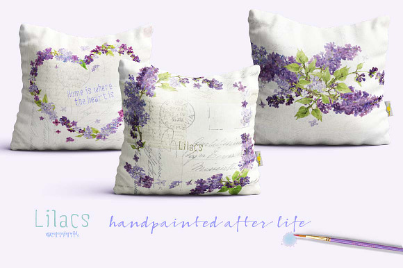 Lovely Lilacs-Design Pack! in Illustrations - product preview 4