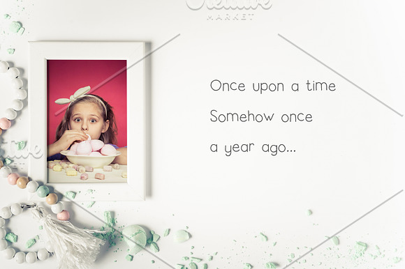 Kids yearbook mockup.#Girls in Product Mockups - product preview 2