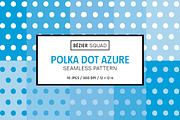 Polka Dot Azure Pattern