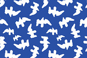 Birds Silhouette Seamless Pattern Design