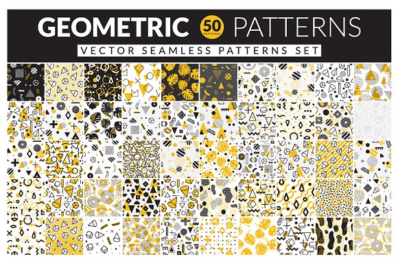 50 GEOMETRIC PATTERNS in Patterns - product preview 4