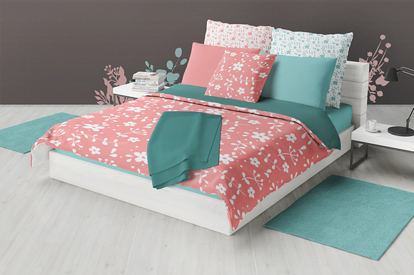60 Floral Vector Patterns vol. 1 in Patterns - product preview 1