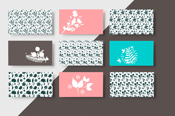 60 Floral Vector Patterns vol. 1 in Patterns - product preview 6