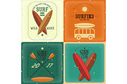 Retro Surfing Posters