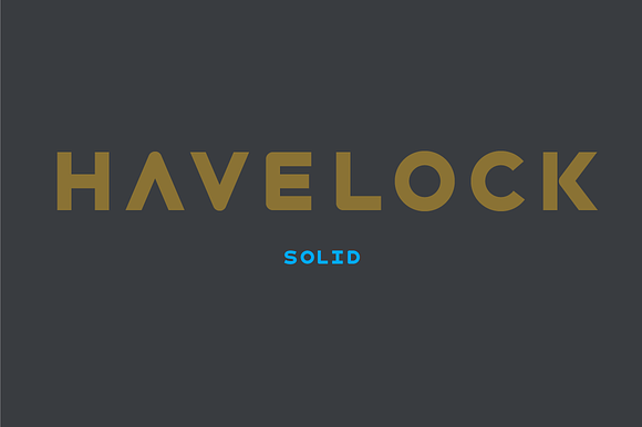 Havelock Solid in Military Fonts - product preview 2