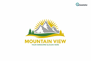 Mountain View Logo Template
